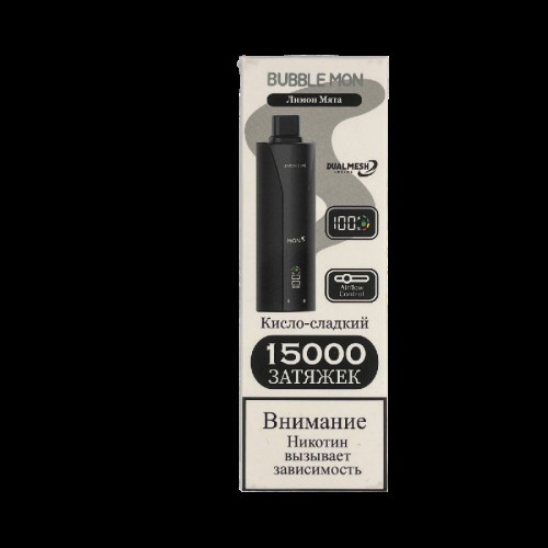Bubble Mon Booster P-15000 Лимон Мята