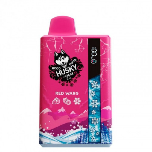 Электронная сигарета Хаски Аир Макс 2.0 8000 Клубника Малина (Husky Airmax 2.0 8000 Red warg)